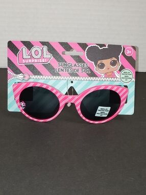 NWT L.O.L. Surprise! Pink Frame Sunglasses with Light Blue Temples